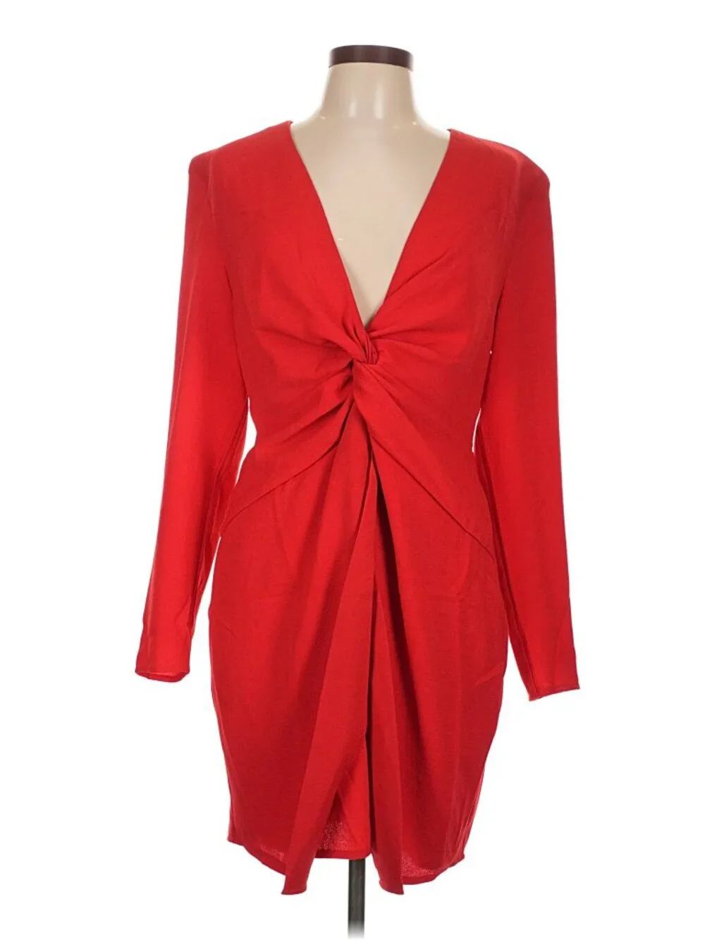 ASOS Twist Front Red Mini Dress NWT Size 12